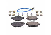 Brake Pad Set, disc brake ADF124221 Blue Print