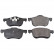 Brake Pad Set, disc brake ADF124223 Blue Print