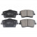 Brake Pad Set, disc brake ADF124231 Blue Print