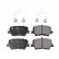 Brake Pad Set, disc brake ADF124232 Blue Print