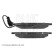 Brake Pad Set, disc brake ADF124239 Blue Print, Thumbnail 4