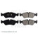 Brake Pad Set, disc brake ADG04204 Blue Print, Thumbnail 2