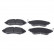 Brake Pad Set, disc brake ADG04207 Blue Print