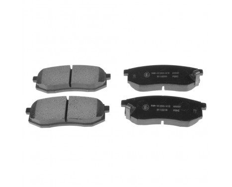 Brake Pad Set, disc brake ADG042104 Blue Print