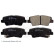Brake Pad Set, disc brake ADG042109 Blue Print, Thumbnail 2