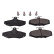 Brake Pad Set, disc brake ADG04211 Blue Print