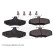 Brake Pad Set, disc brake ADG04211 Blue Print, Thumbnail 2