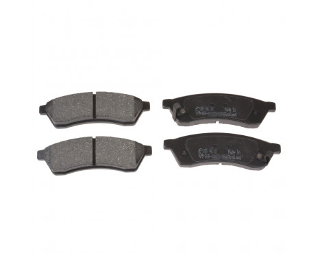 Brake Pad Set, disc brake ADG042114 Blue Print