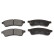 Brake Pad Set, disc brake ADG042114 Blue Print