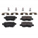 Brake Pad Set, disc brake ADG042116 Blue Print