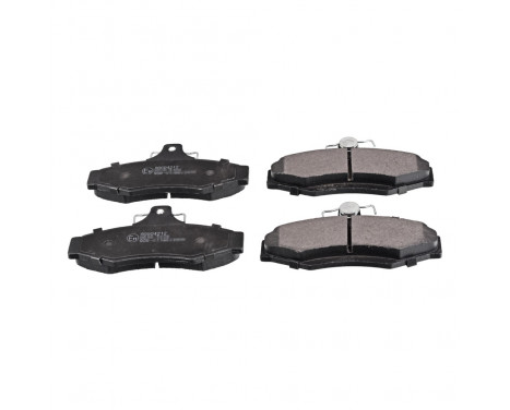 Brake Pad Set, disc brake ADG04212 Blue Print