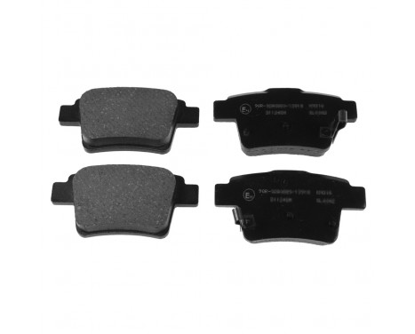 Brake Pad Set, disc brake ADG042120 Blue Print