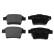 Brake Pad Set, disc brake ADG042120 Blue Print