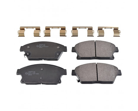 Brake Pad Set, disc brake ADG042122 Blue Print