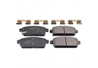 Brake Pad Set, disc brake ADG042123 Blue Print