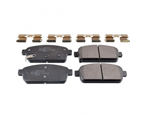 Brake Pad Set, disc brake ADG042123 Blue Print