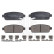 Brake Pad Set, disc brake ADG042123 Blue Print, Thumbnail 2
