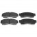 Brake Pad Set, disc brake ADG042129 Blue Print