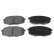 Brake Pad Set, disc brake ADG042130 Blue Print