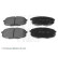 Brake Pad Set, disc brake ADG042130 Blue Print, Thumbnail 2