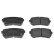 Brake Pad Set, disc brake ADG042132 Blue Print