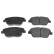 Brake Pad Set, disc brake ADG042133 Blue Print