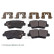 Brake Pad Set, disc brake ADG042134 Blue Print, Thumbnail 2