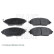 Brake Pad Set, disc brake ADG042135 Blue Print, Thumbnail 2