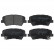 Brake Pad Set, disc brake ADG042137 Blue Print