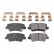 Brake Pad Set, disc brake ADG042138 Blue Print