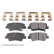 Brake Pad Set, disc brake ADG042138 Blue Print, Thumbnail 3