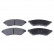 Brake Pad Set, disc brake ADG042144 Blue Print