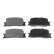 Brake Pad Set, disc brake ADG042147 Blue Print
