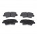 Brake Pad Set, disc brake ADG042154 Blue Print