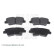 Brake Pad Set, disc brake ADG042154 Blue Print, Thumbnail 2
