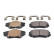 Brake Pad Set, disc brake ADG042157 Blue Print