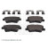 Brake Pad Set, disc brake ADG042160 Blue Print, Thumbnail 2