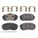 Brake Pad Set, disc brake ADG042161 Blue Print, Thumbnail 3