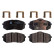 Brake Pad Set, disc brake ADG042163 Blue Print