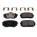 Brake Pad Set, disc brake ADG042164 Blue Print