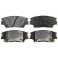 Brake Pad Set, disc brake ADG042168 Blue Print