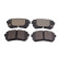 Brake Pad Set, disc brake ADG042169 Blue Print