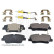 Brake Pad Set, disc brake ADG042173 Blue Print, Thumbnail 2