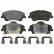 Brake Pad Set, disc brake ADG042175 Blue Print