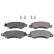 Brake Pad Set, disc brake ADG042176 Blue Print