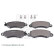 Brake Pad Set, disc brake ADG042176 Blue Print, Thumbnail 2