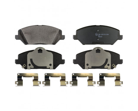 Brake Pad Set, disc brake ADG042177 Blue Print