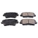 Brake Pad Set, disc brake ADG042178 Blue Print