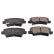 Brake Pad Set, disc brake ADG042181 Blue Print