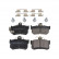 Brake Pad Set, disc brake ADG042182 Blue Print